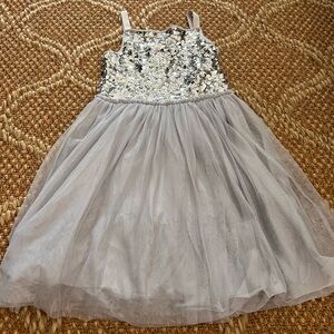 Sequined Mini Boden holiday dress size 11-12y